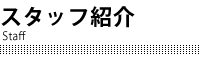 スタッフ紹介